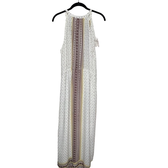 C. Wonder Knit Sundress Tank Dress Maxi Long Medium Boho Tiki Hut Style - Picture 4 of 5